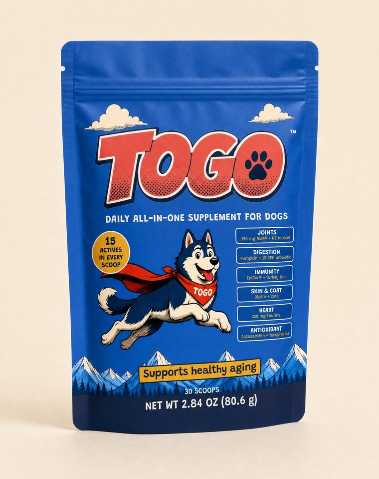 Togo daily all-in-one supplement for dogs, 30 scoops