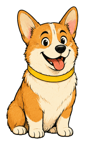 Biscuit, corgi