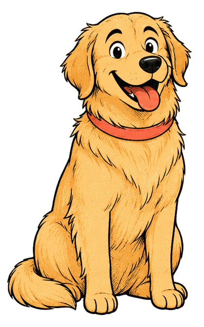 Harris, golden retriever
